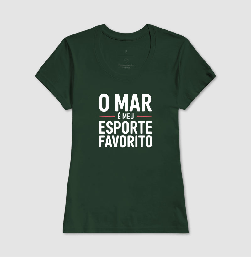 O Mar é meu esporte favorito