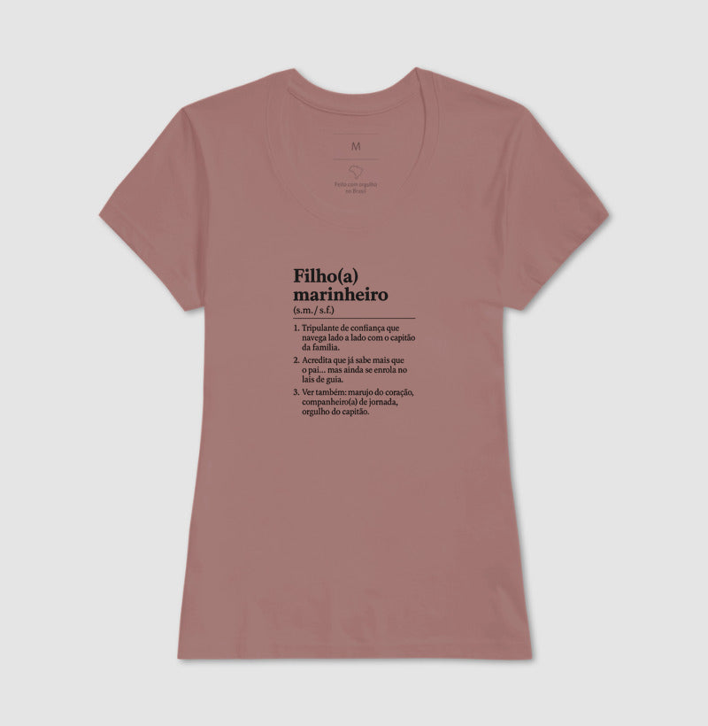 Camiseta Filho(a) Marinheiro Branca - Dia dos Pais