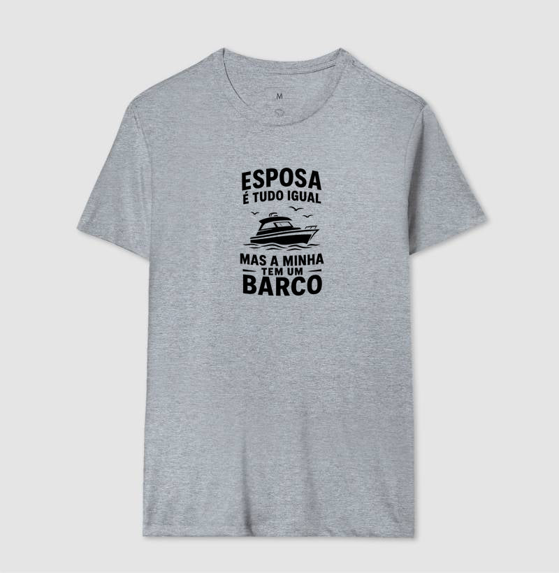 Esposa é tudo igual, mas a minha tem um barco