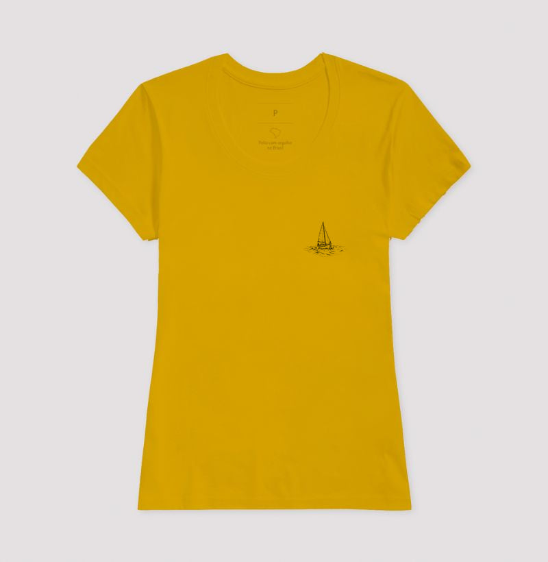 Barco vela minimalista bolso