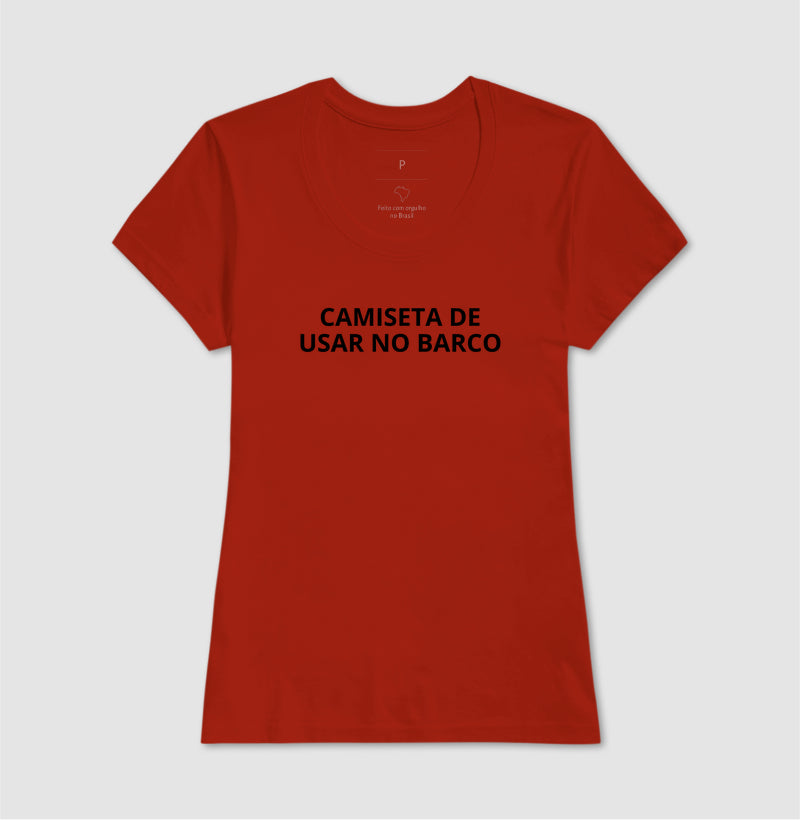 Camiseta de usar no barco