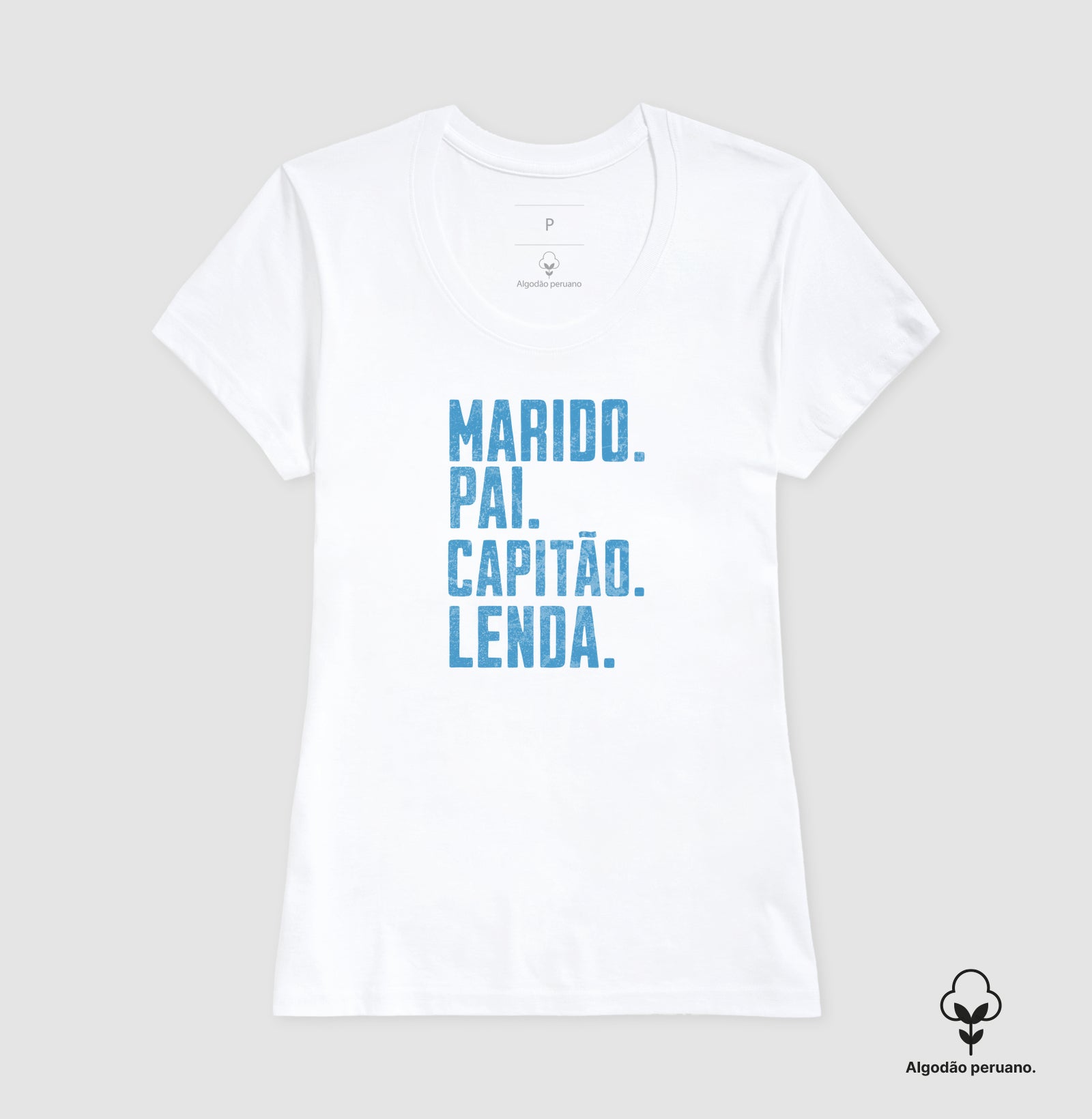 Camiseta Marido Pai Capitão Lenda - Dia dos Pais
