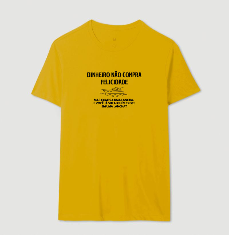 Dinheiro não compra felicidade, compra uma lancha