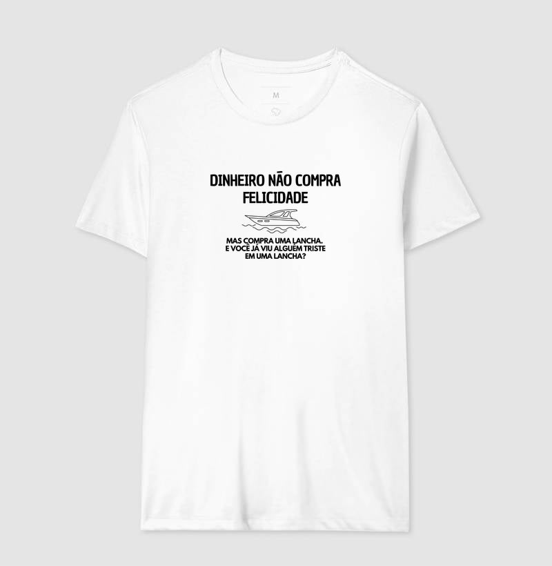 Dinheiro não compra felicidade, compra uma lancha