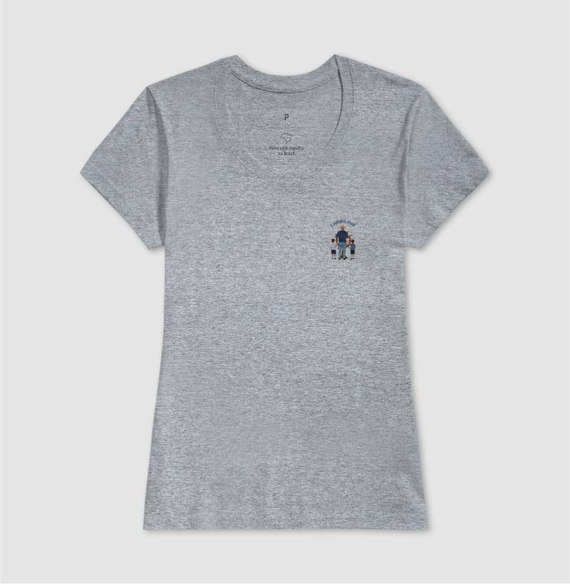 Camiseta Capitão Dad e Família - Dia dos Pais