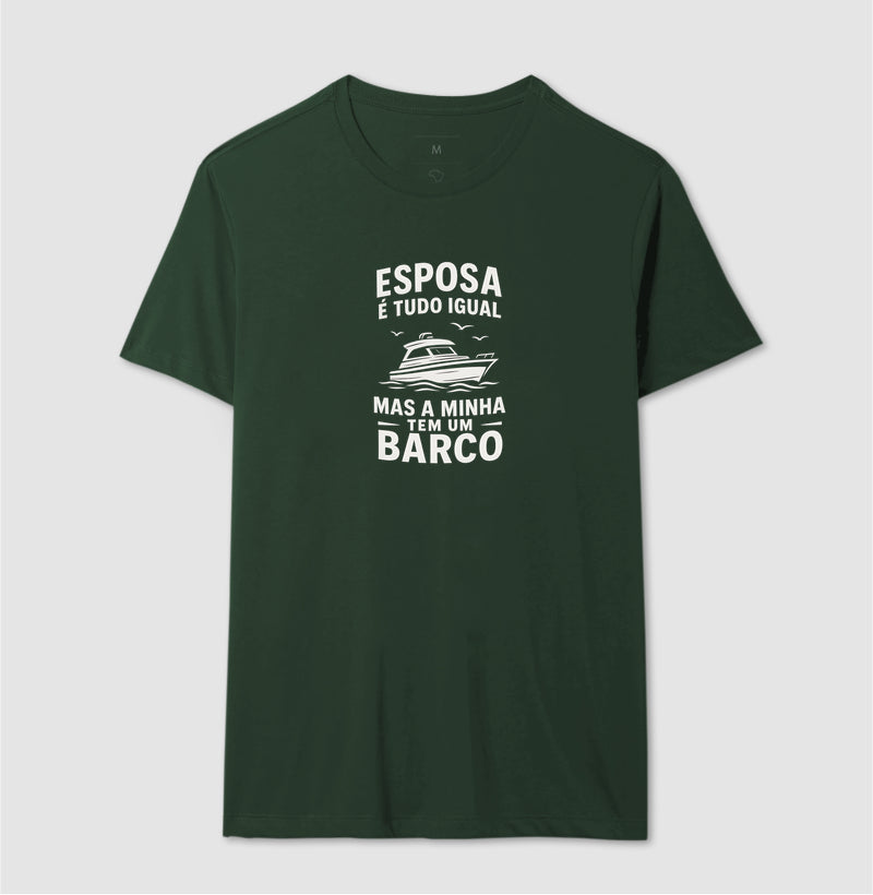 Esposa é tudo igual, mas a minha tem um barco