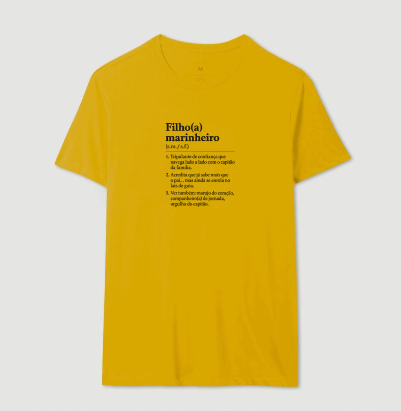 Camiseta Filho(a) Marinheiro Branca - Dia dos Pais