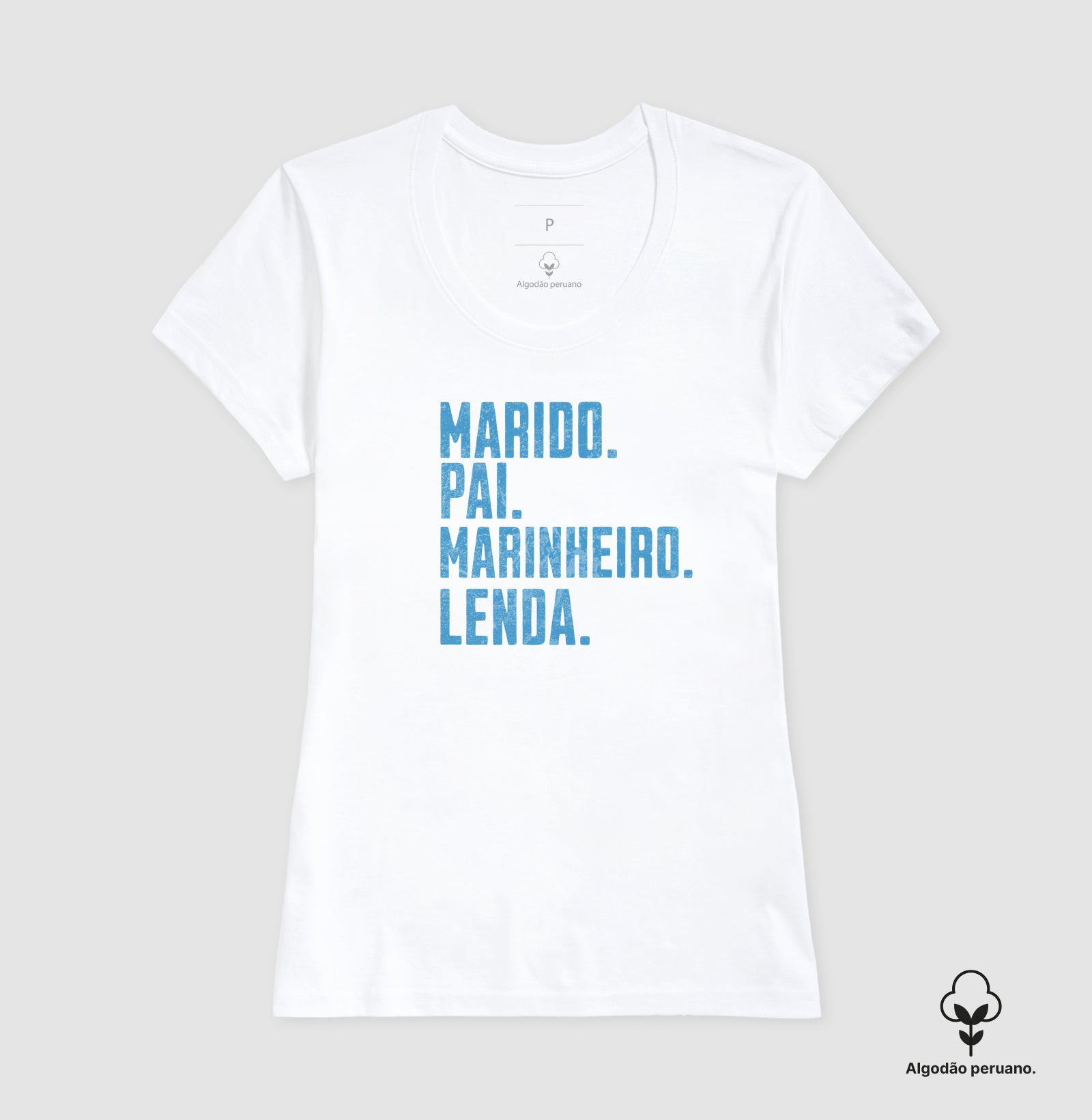 Camiseta Marido Pai Marinheiro Lenda - Dia dos Pais