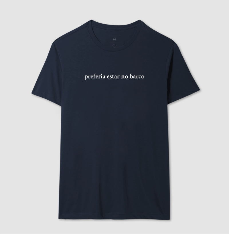 Preferia estar no barco