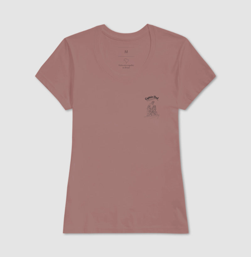 Camiseta Captain Dad no Barco - Dia dos Pais