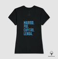 Camiseta Marido Pai Capitão Lenda - Dia dos Pais