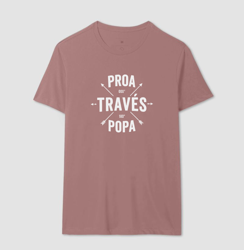 Proa través popa