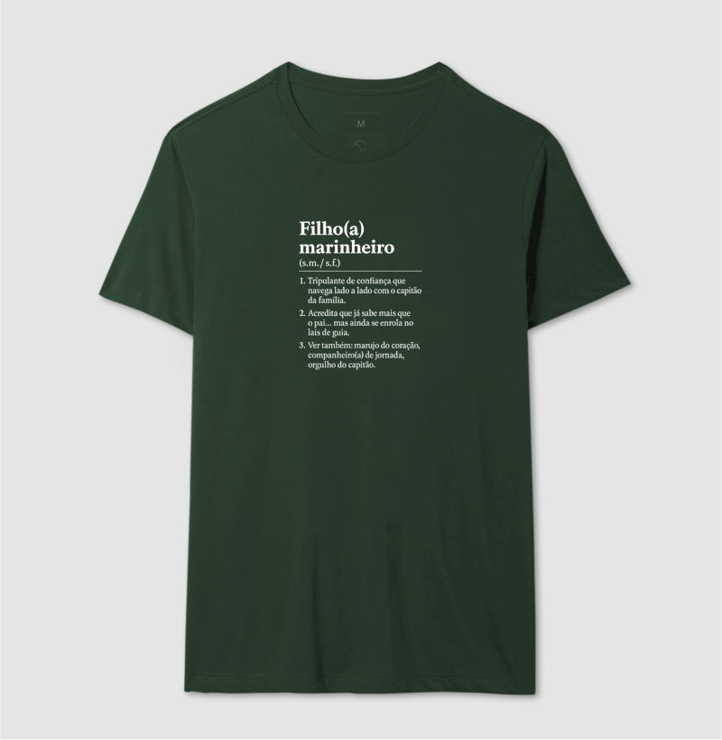 Camiseta Filho(a) Marinheiro Branca - Dia dos Pais