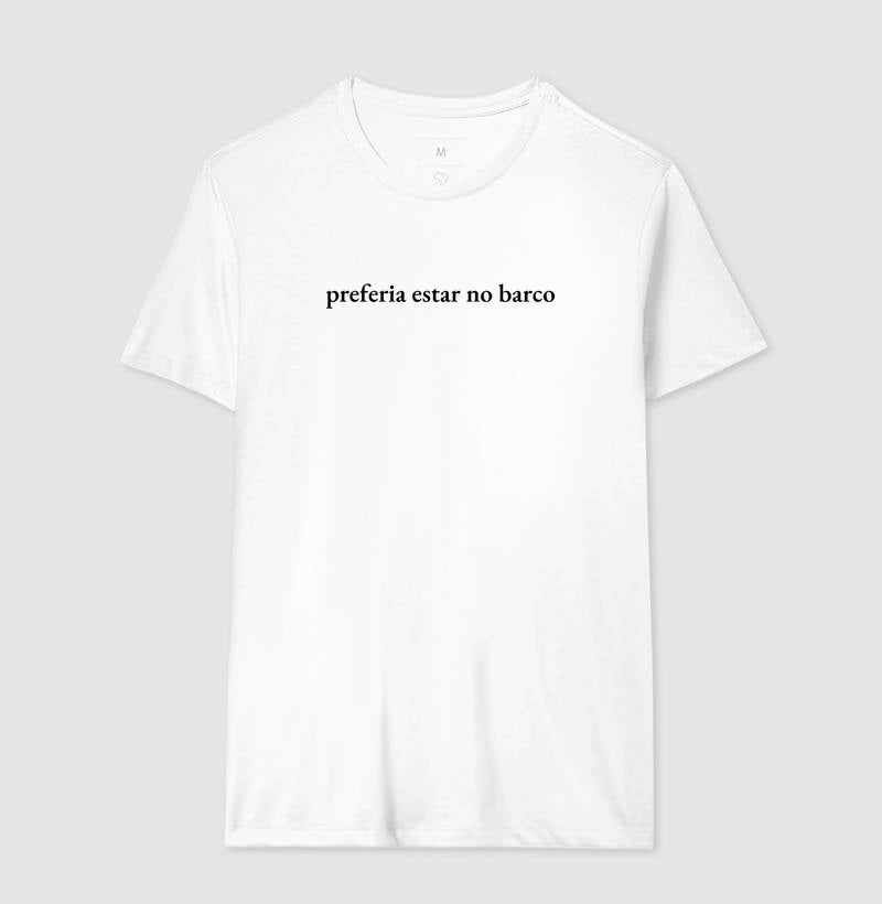 Preferia estar no barco