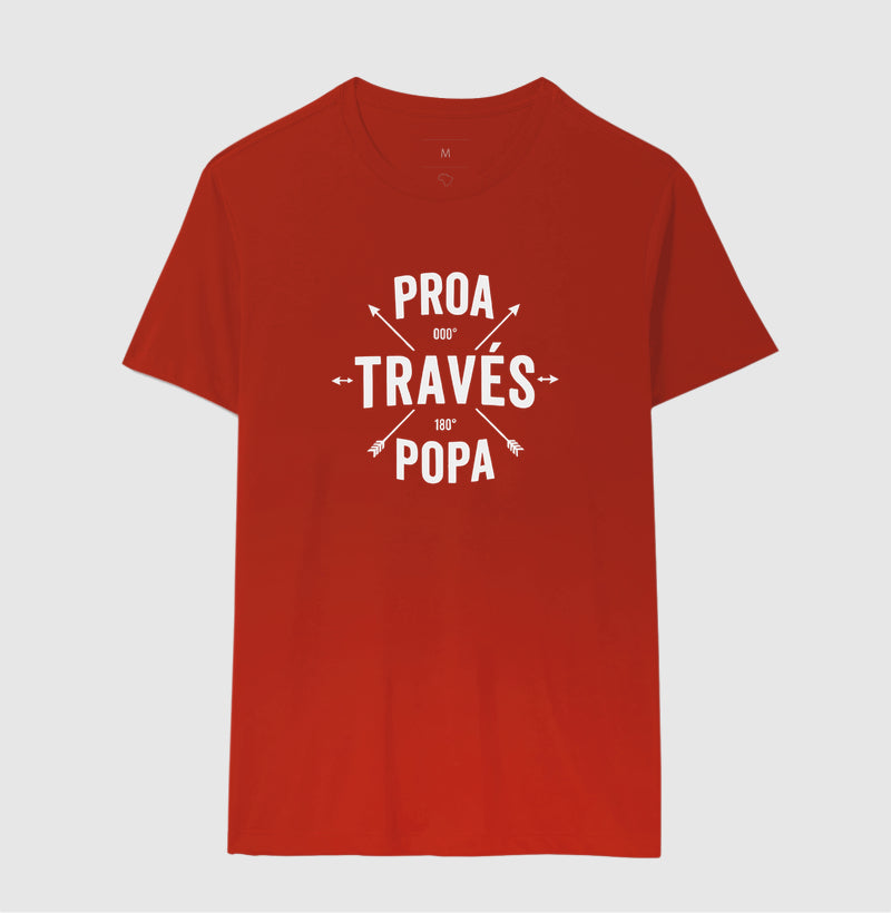 Proa través popa