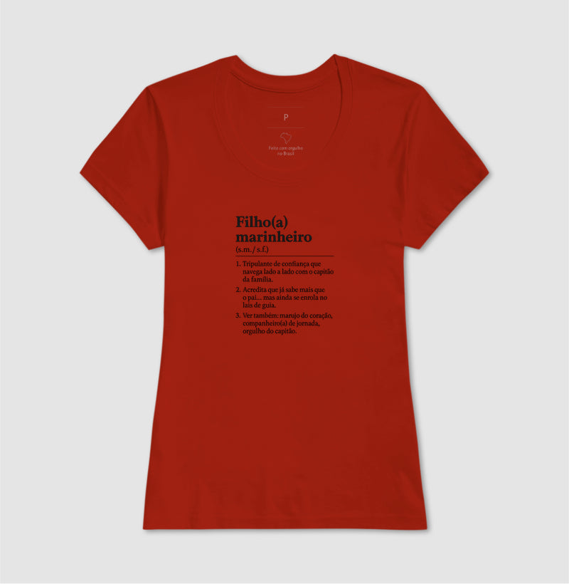 Camiseta Filho(a) Marinheiro Branca - Dia dos Pais