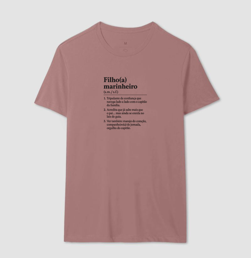 Camiseta Filho(a) Marinheiro Branca - Dia dos Pais