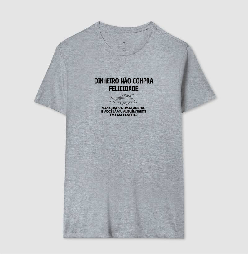 Dinheiro não compra felicidade, compra uma lancha