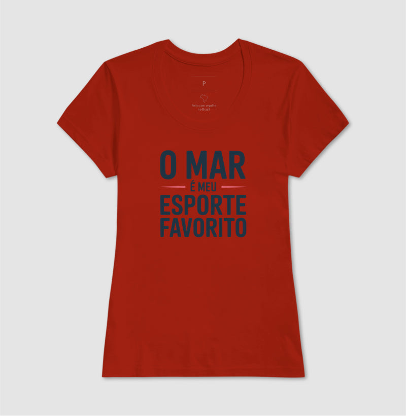 O Mar é meu esporte favorito
