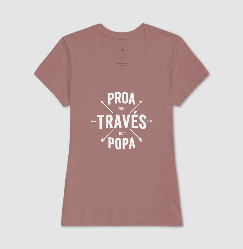 Proa través popa