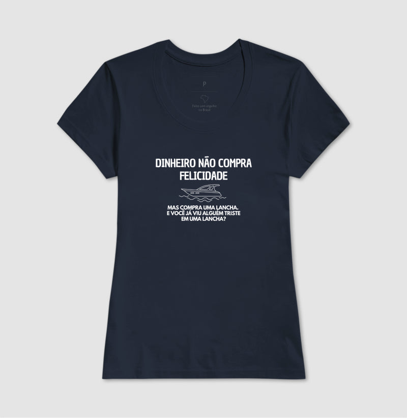 Dinheiro não compra felicidade, compra uma lancha