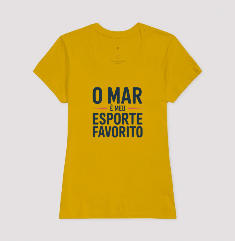 O Mar é meu esporte favorito