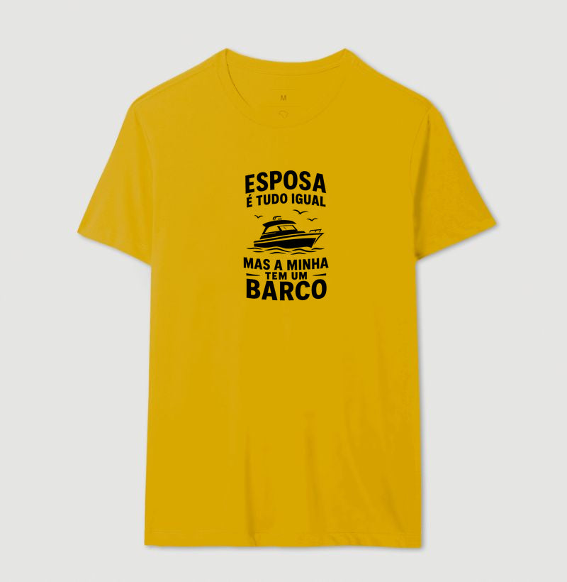 Esposa é tudo igual, mas a minha tem um barco