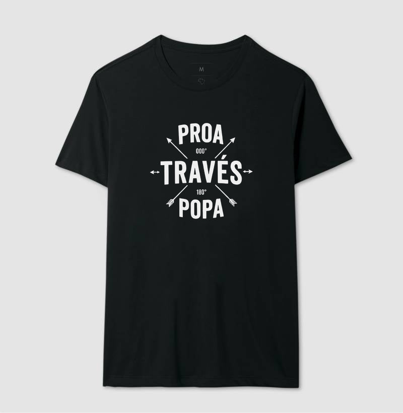 Proa través popa