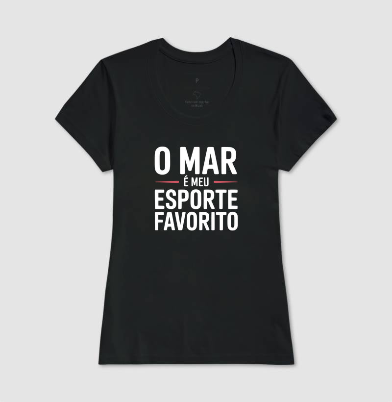 O Mar é meu esporte favorito