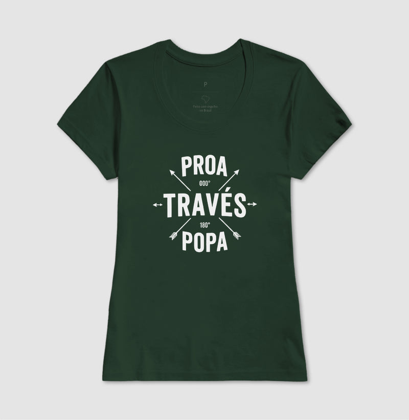 Proa través popa