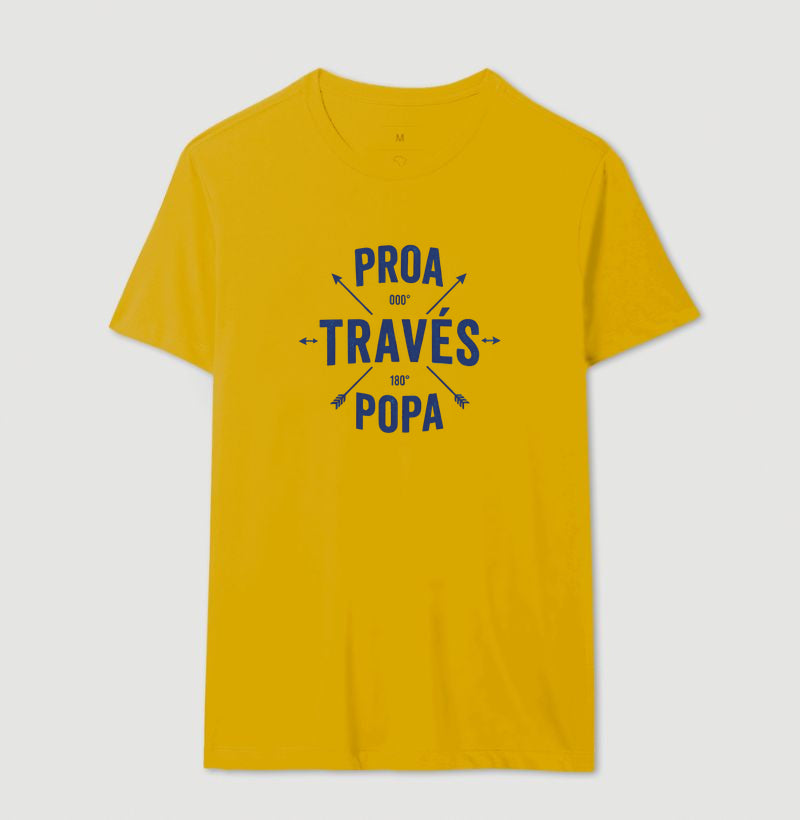 Proa través popa