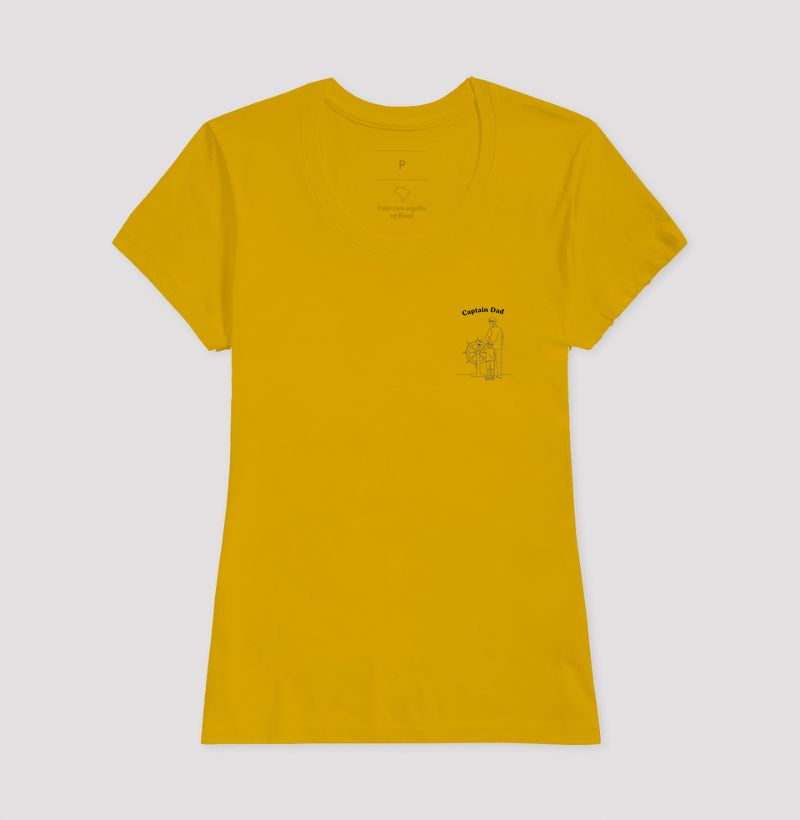 Camiseta Capitão Dad Timão Line Art - Dia dos Pais