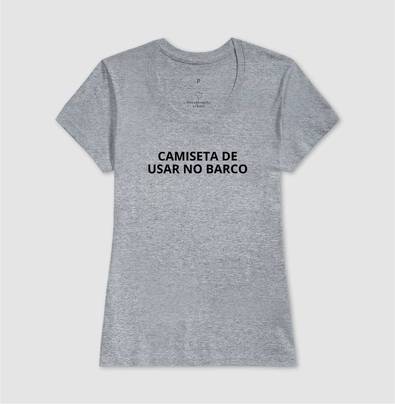 Camiseta de usar no barco