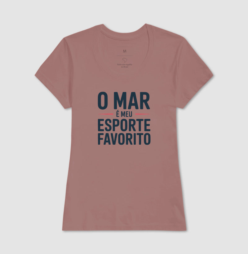 O Mar é meu esporte favorito