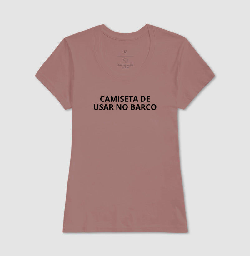 Camiseta de usar no barco