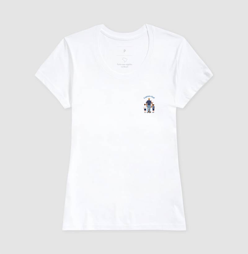 Camiseta Capitão Dad e Família - Dia dos Pais