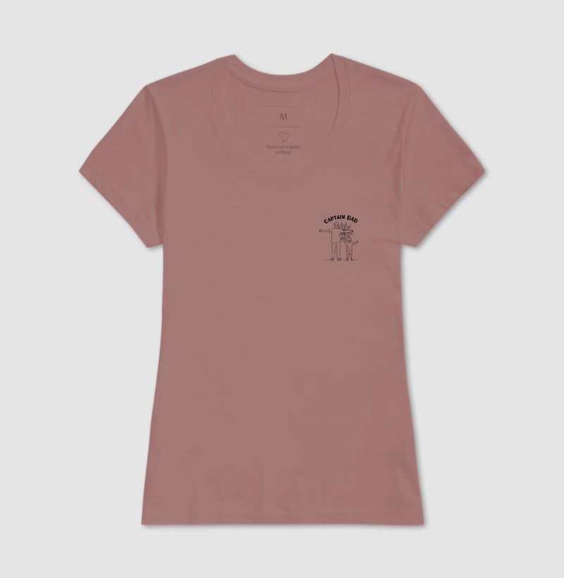 Camiseta Captain Dad Timão Contorno - Dia dos Pais