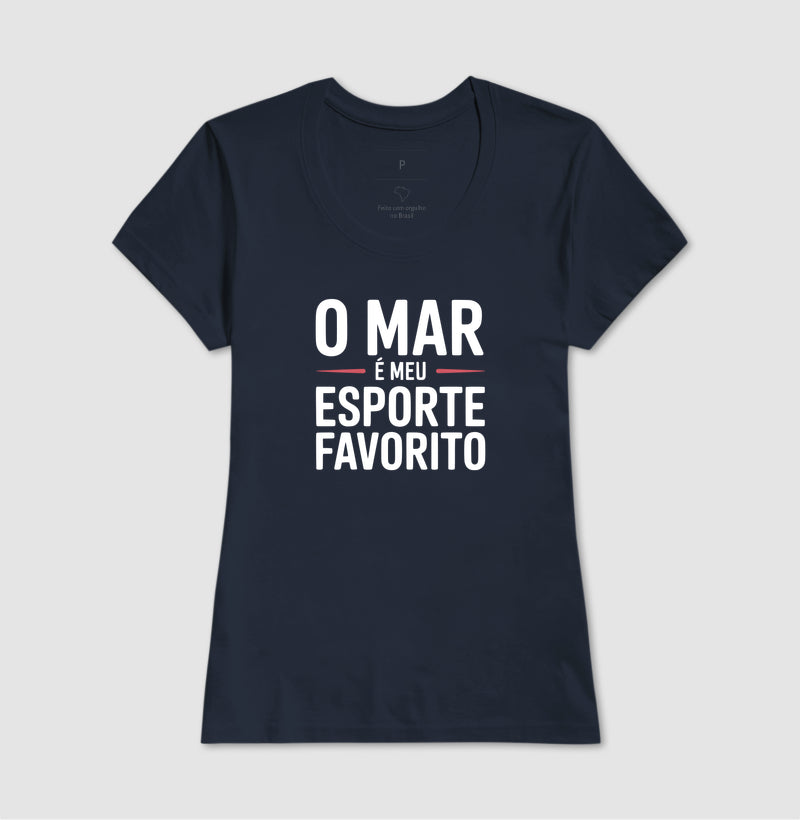 O Mar é meu esporte favorito