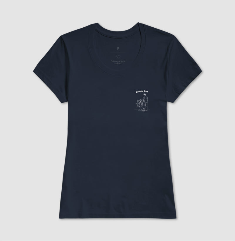 Camiseta Capitão Dad Timão Line Art - Dia dos Pais