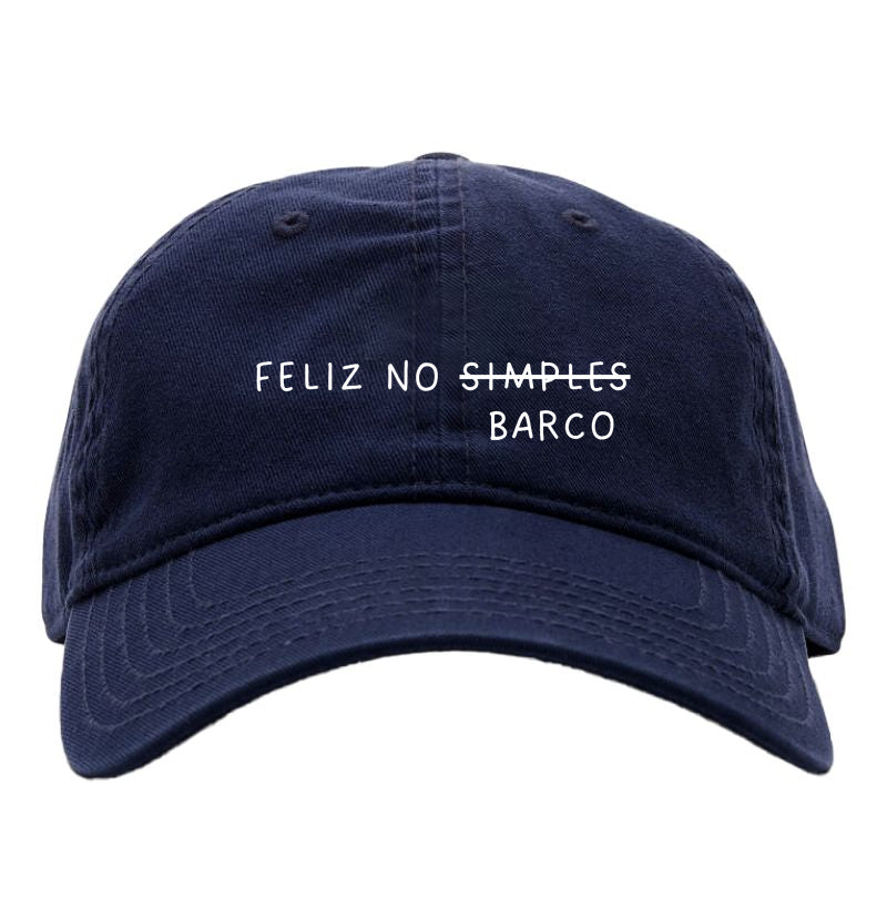 Feliz no Barco boné