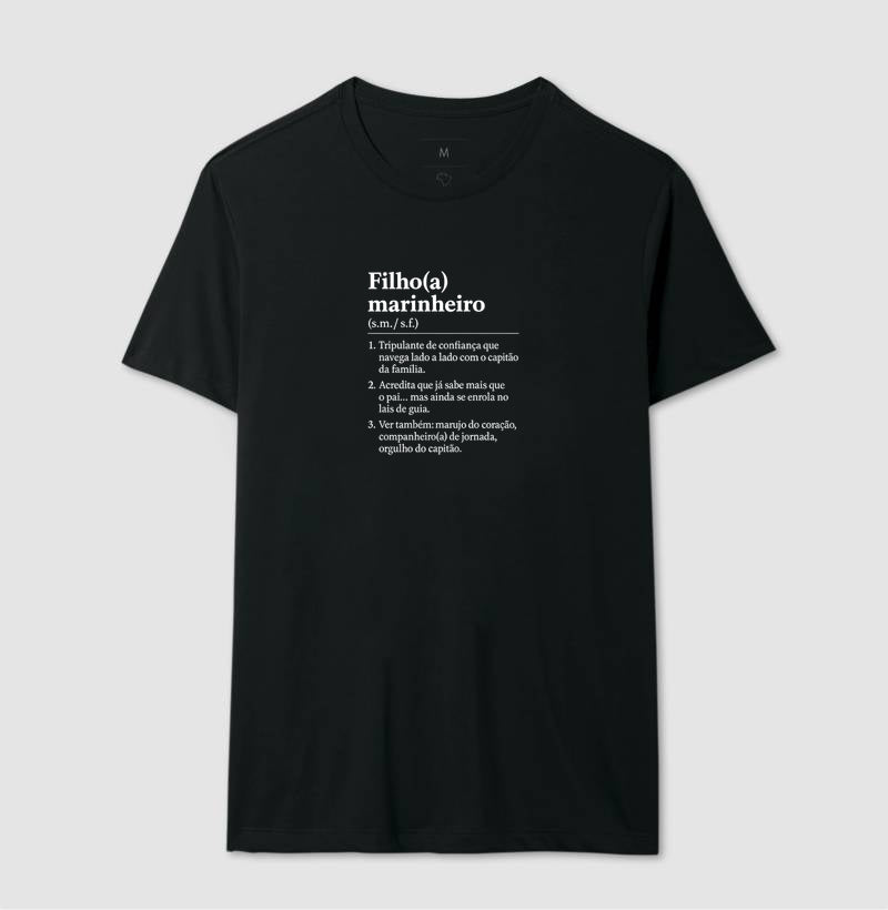 Camiseta Filho(a) Marinheiro Branca - Dia dos Pais