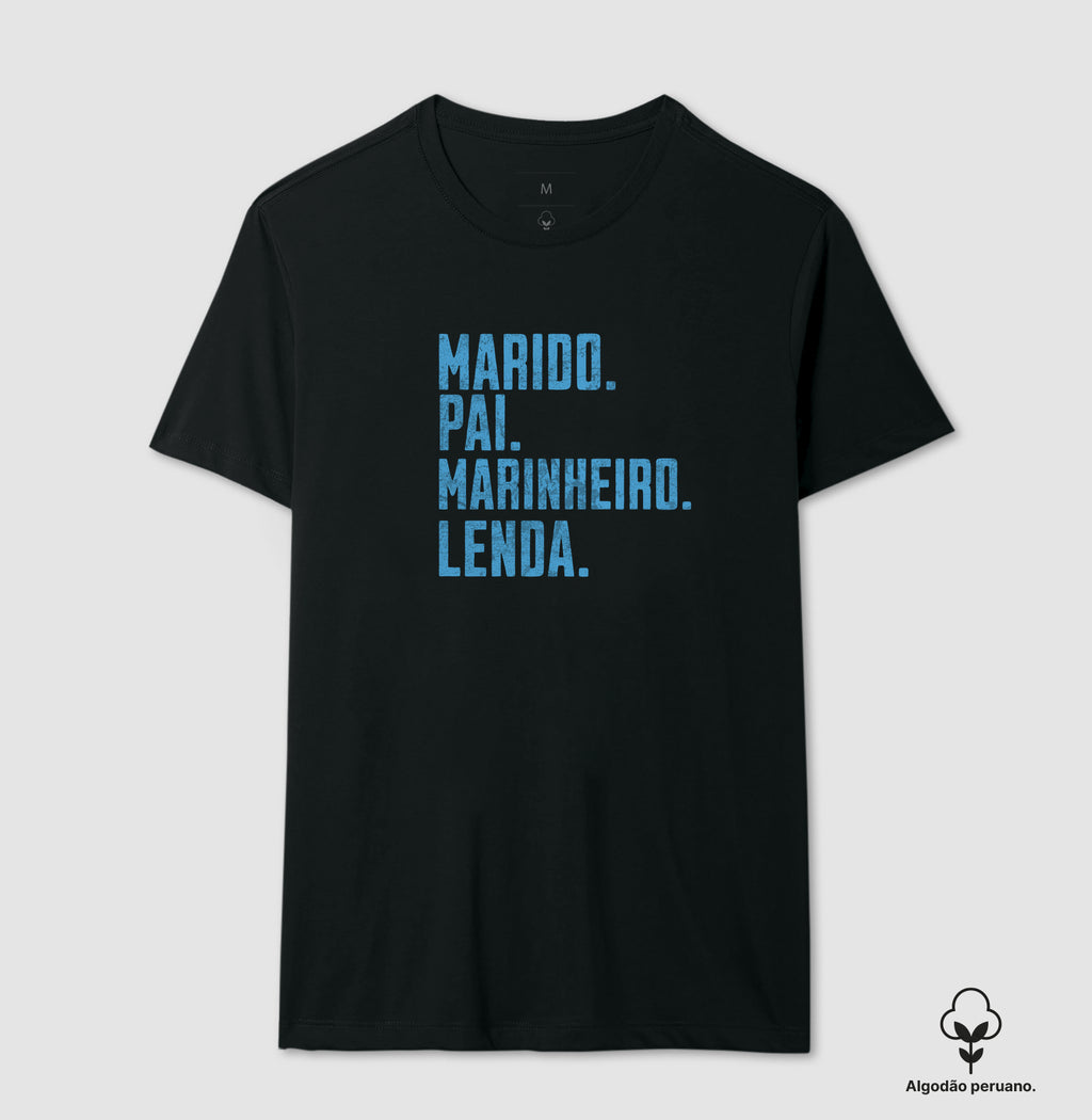 Camiseta Marido Pai Marinheiro Lenda - Dia dos Pais