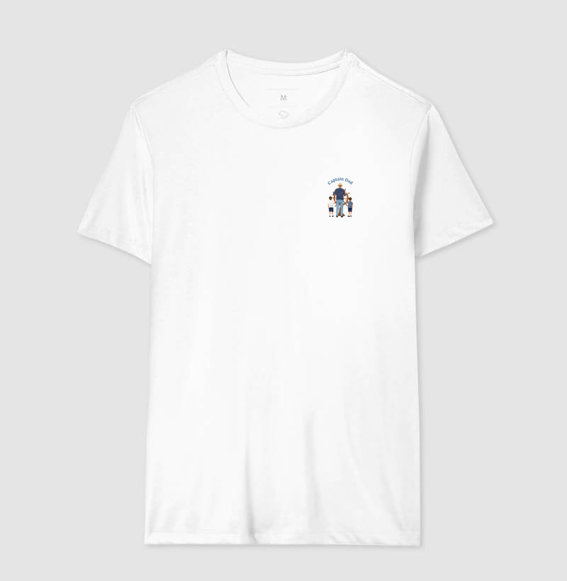 Camiseta Capitão Dad e Família - Dia dos Pais