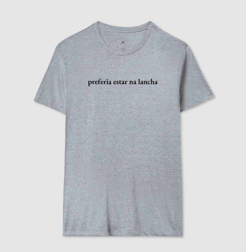 Preferia estar na lancha