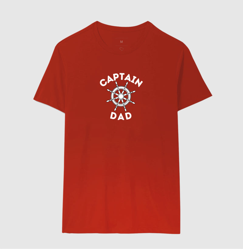 Camiseta Captain Dad Leme Marinho - Dia dos Pais
