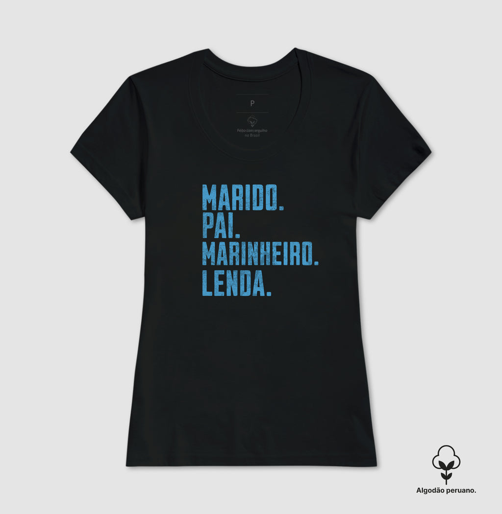 Camiseta Marido Pai Marinheiro Lenda - Dia dos Pais