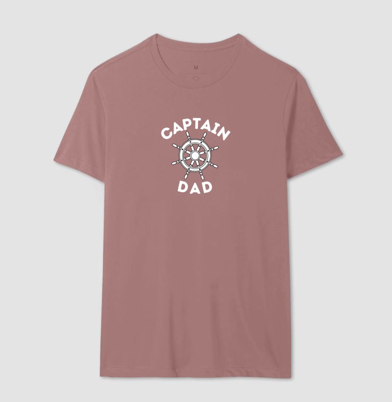 Camiseta Captain Dad Leme Marinho - Dia dos Pais
