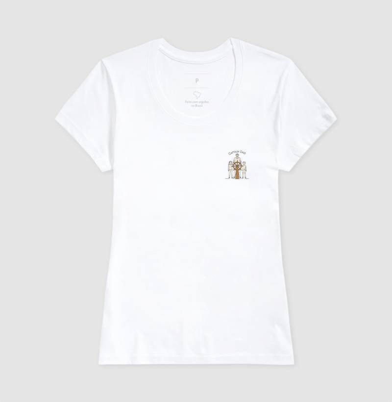 Camiseta Captain Dad Família no Timão - Dia dos Pais